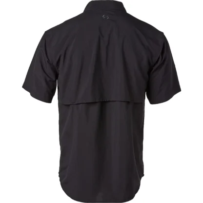 camisa tipo columbia negra para uniformes - Uniformes DO