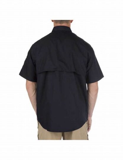 camisa tipo columbia negra para uniformes - Uniformes DO